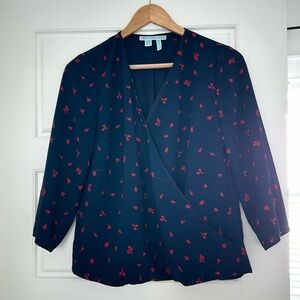 Draper James Hampton Wrap Top